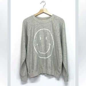 I.S.M.B.S. Big Smiley Face embroidered crewneck sweatshirt 17939